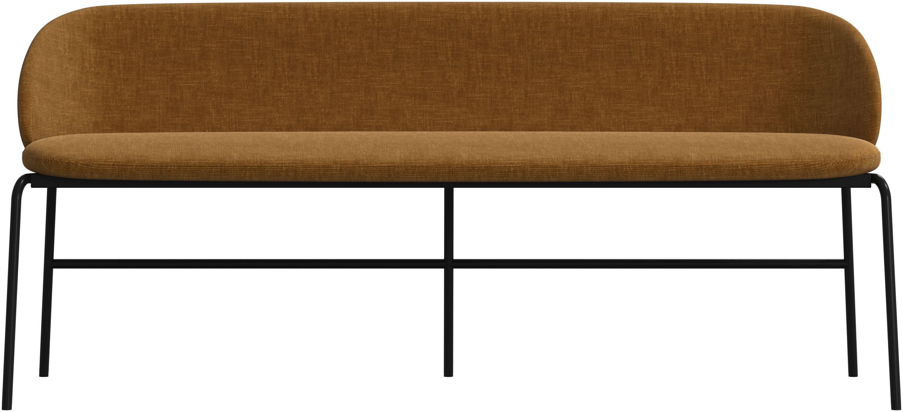 ボーコンセプトラージベンチソファダイニング椅子london Velvet茶色